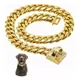 thumbnail image 1 of Qichenmao Collar De Cadena Para Perro De Acero Inoxidable, R, 1 of 6