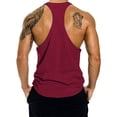 thumbnail image 4 of Kalauyu Y-Back Workout Tank Tops, Athletic Muscle Gym Tank Tops, Fitness Bodybuilding Sleeveless T-Shirts, 4 of 4