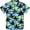 a-Green25057, variant on Kids Short Sleeve Hawaiian Shirt With Coconut Tree Print Spread Collar Casual Loose Fit Top For Boys Girls Summer Vacation Beach Activities Casual Top