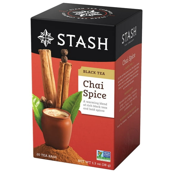 Thé Chai Noir Épicé paq. de 20 sachets