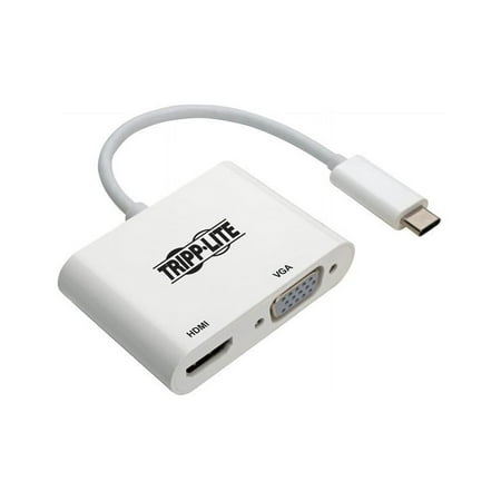 UPC: 0037332205704 | Tripp Lite USB C to HDMI / VGA Multiport Adapter Converter 4K  USB Type C (U444-06N-HV4K)