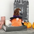 thumbnail image 4 of Decoración de Halloween, decoraciones de gnomos de Halloween, decoración de gnomos de Halloween con luces que cambian de color con sombrero de bruja, muñecos elfos escandinavos, decoración de mesa de, 4 of 6