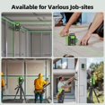 thumbnail image 3 of Huepar Laser Level 360 Self Leveling, Rechargeable Green Laser 3x360&deg; Cross Line Lazer Leveler 3D Level Laser Tool for Construction and Picture H, 3 of 9