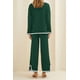 thumbnail image 2 of Conjunto de Mujer PRETTYGARDEN Suéter de Punto y Pantalón Palazzo Talle XL, 2 of 7