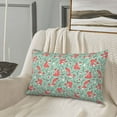 thumbnail image 5 of Naloa Autumn Branches Fox and Mushrooms Pillowcase, Throw Pillowcase, Wrinkle-Free, Stain-Resistant with Hidden Zipper for Bedroom Sofa-14"x20", 5 of 6