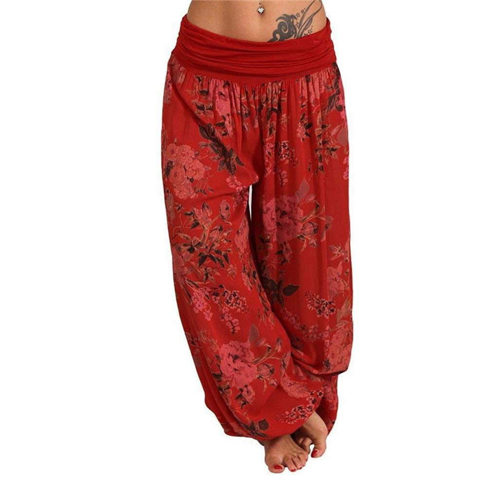 Shop & Stop Harem Ali Baba Trousers Ladies Womens Plus Size Full Length Stretch Casual Pants