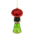 thumbnail image 5 of Northlight 5.75" Red and Green Latina Lady Glass Christmas Ornament, 5 of 5
