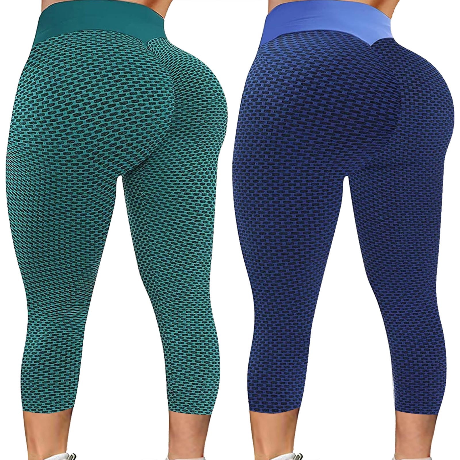 UK Womens Yoga Pants Fitness Leggings Running Gym Sports Compression Trousers