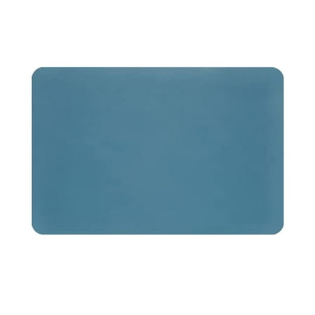 

Coffee Mat Hide Stain Rubber Backed Absorbent Dish Drying Mat for Kitchen Counter-Coffee Bar Accessories Blue 30X40cm