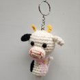 thumbnail image 3 of Llavero con forma de animal de ganchillo de 6 cm, bonito juguete de punto, colgante, bolso, accesorios, juguete de ganchillo, 3 of 5