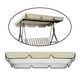 thumbnail image 5 of Cubierta Protectora para Columpio para Patio, Toldo para Columpio de Jardín Impermeable, Liviano Y Duradero para 3 Se la la adaptaciónción a L Beige 195x125x15cm, 5 of 8