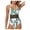 Green, variant on FcBaudy Womens Swimsuits Bathing Suit for Women Plus Size Swimsuit for Women Women Flowers Print Bikini Swimwear Push-Up Swimsuit Bathing Suit Women Swimsuit