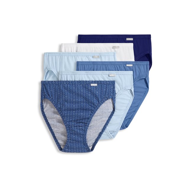 Jockey Femmes 100 % Coton Elance Coupe Française - Lot de 6