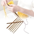 thumbnail image 3 of Rongfmy Ergonomic Crochet Hook Interchangeable Ginger Counting Crochet Set Long Cro-Hook Double-Ended Afghan Crochenit Hooks Set Crochet Needle, 3 of 8