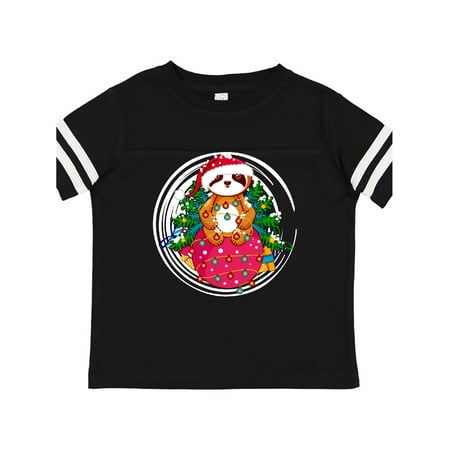 

Inktastic Christmas Sloth Gift Toddler Boy or Toddler Girl T-Shirt