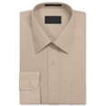 thumbnail image 2 of Men's Dress Shirt Long Sleeve Regular Fit Button Up Pocket Solid Standard Cuff, 2 of 2