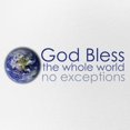 thumbnail image 2 of CafePress - God Bless The Whole World - Adjustable Unisex Printed Trucker Hat with Mesh Back, 2 of 10