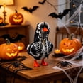 thumbnail image 4 of RUINIXCW 7 Inch Halloween Deck Goose Outfits Desk Duck Outfit Mini Porch Goose Outfit  for Desktop Goose Figurine Holiday Desk Goose Clothes Hoodie and Accessory (No Goose), 4 of 6