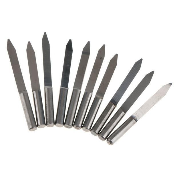 10 Piezas de 4 Mm Bits de Grabado Herramienta Cnc Enrutador 30 Grados Consejo de 0.5 mm