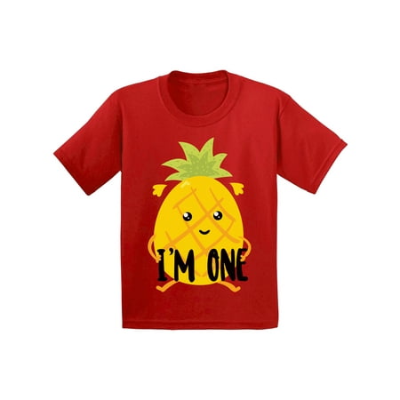 

1st Birthday Outfits - Cute Baby Boy Baby Girl Shirt - Little Pineapple Tee