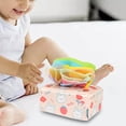 thumbnail image 2 of facefd Baby Tissue Box Juggling Rainbow Dance Scarves Silky Tissue Rainbow Dance Scarves montessori for Motor Skills Rabbit, 2 of 9