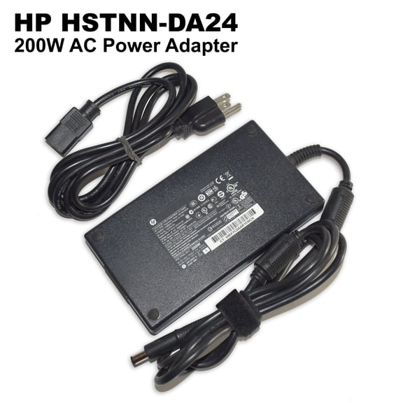 Pre-Owned HP EliteBook 8530w / 8540w 200W Laptop Power Adapter with 19.5V & 10.3A - 677764-002
