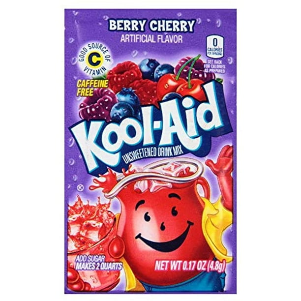 KoolAid Twists Blastin Berry Cherry Unsweetened Soft Drink Mix (Pack
