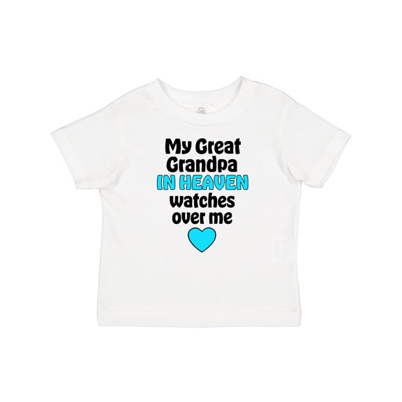 Inktastic My Great Grandpa in Heaven Watches over Me Boys or Girls Baby T-Shirt