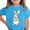 E266-Blue, variant on hengsof Girls Easter Graphic Short Sleeve T-Shirt,Holiday Themed Casual Crew Neck Top,Children Soft and Comfortable Shirt Ages 3-15