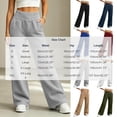 thumbnail image 3 of JOANKDMI High Waisted Lounge Trousers for Women Wide Leg Athletic Pants with Pockets Tummy Control Loose Baggy Joggers for Yoga Workout Running and Everyday Wear, 3 of 9