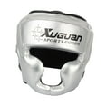 thumbnail image 4 of Boxing Totecear Face Cover Ajustable Ajustable El engranaje espesante en espesor de la frente y la protección de la oreja para el muay de kickboxing Plata, 4 of 8