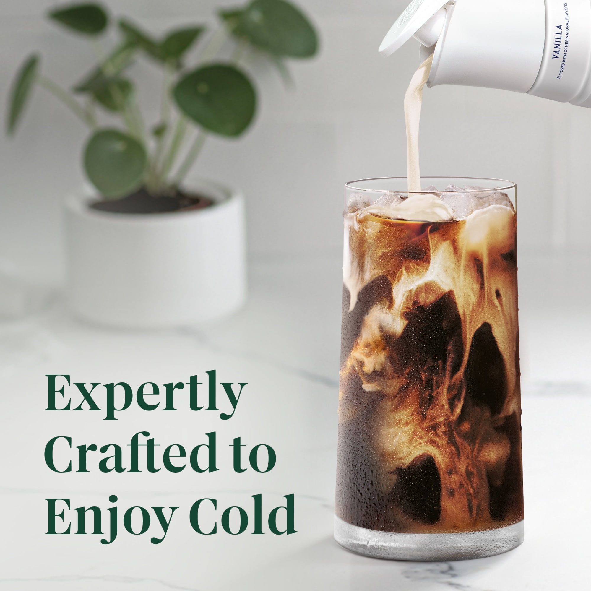 Starbucks Iced Coffee Blend, Signature Black, Medium Roast Ground Coffee, 12 oz