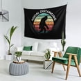 thumbnail image 3 of XMXT Wall Tapestry, Social Alienation Sasquatch Print Wall Decor Tapestry for Bedroom, 60 x 40 inches Black, 3 of 9