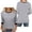 Gray, variant on 3/4 Sleeve Shirt for Womens Crewneck Color Block Raglan Casual Trendy Summer Tops S-2XL Blue