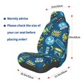 thumbnail image 3 of Daiia Dump Truck Printed Car Seat Cover - Waterproof & Sweatproof - Universal Fit, Machine Washable, Non-Slip - Seat Protector for Car, Truck, SUV, Van (1 Pack), 3 of 5