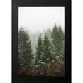 thumbnail image 2 of Nature Magick 13x18 Black Modern Framed Museum Art Print Titled - Forest Fog Winter Snow II, 2 of 5