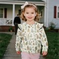 thumbnail image 4 of DISNIMO Leaf Printed Sweatshirt for Toddler Girl Crewneck Pullover Tops Long Sleeve T-Shirts Comfy Pullover Sweatshirt 1-2 Years, 4 of 7