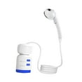 thumbnail image 4 of LOVIVER Portable Camping Shower Leakproof Electric for Bathing Travel Plant Watering Blue and White, 4 of 8
