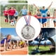 thumbnail image 5 of Medalla de 255 pulgadas premio de competición de fútbol ​​regalo de recuerdo premio de bronce dorado y plateado, 5 of 6