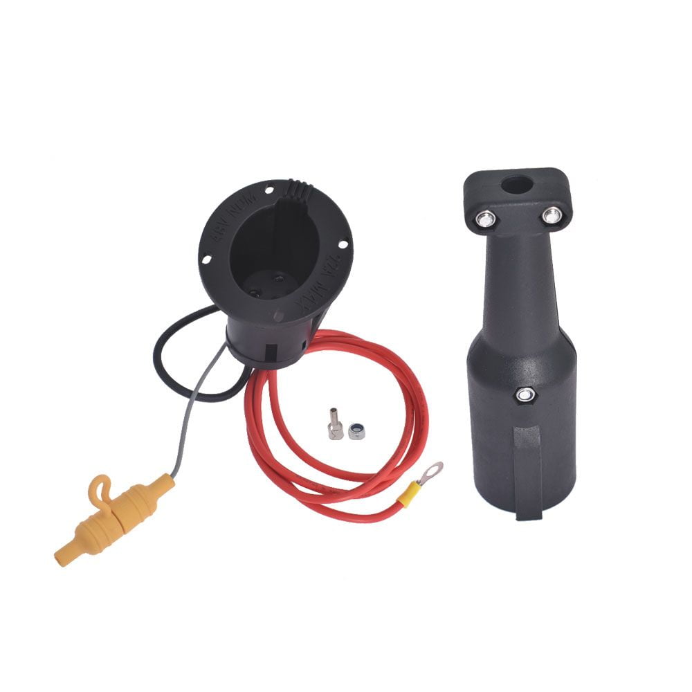 48V Charger Cord Plug Charger Receptacle Fit for Club Car DS Precedent Golf Carts 2000 Up