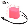 thumbnail image 4 of Soidarity Funda protectora colorida para evitar la contaminación por polvo, duradera, ligera, nueva válvula de cabeza de botella, larga vida útil, Deportes acuáticos Rosa Soidarity OD003097-02, 4 of 6