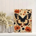 thumbnail image 2 of Qisvanset Framed Canvas Wall Art, 12x16 Inch Butterfly Floral Cottage Core Apartment Decor, 2 of 5