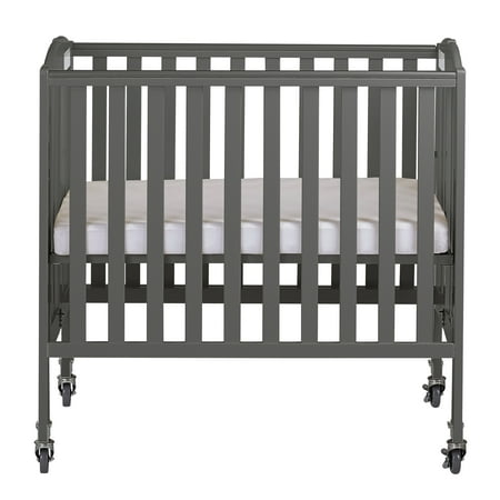 Photo 1 of Dream On Me Birch 3-in-1 Folding Portable Mini Crib, Storm Gray---sale for parts 