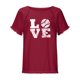 thumbnail image 4 of Camiseta de manga corta estampada casual para mujer OAVQHLG3B Store  lin121212, 4 of 5