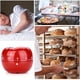 thumbnail image 5 of M Buder Temporizador Mecánico De Cocina En Forma De Tomate 60 Minutos Cuenta Regresiva Ayudante De Horneado Grande 7.2 cm / 2.8 inches Herramienta De Alarma De Cocina Práctica, 5 of 9