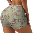 thumbnail image 1 of Fotbe Marine Sailing Badges Shorts Sin Costuras – Shorts Deportivos de Cintura Alta para Mujer, Elásticos para Gimnasio, Yoga, Running o Ciclismo-Large, 1 of 8
