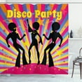 thumbnail image 1 of Ambesonne Party Shower Curtain, Disco Dance Funky, 69"Wx84"L, Multicolor, 1 of 3