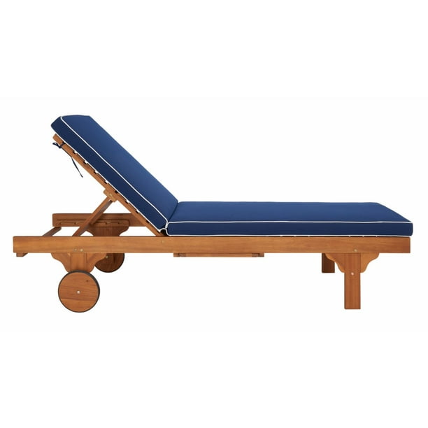 Safavieh Newport Outdoor Chaise Lounge Chair Beige