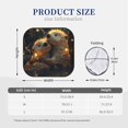 thumbnail image 3 of JUNZAN Adorable Otter Pair Hug Pattern Car Windshield Sun Shade | Reflective Sunshade | Foldable 2-Piece Sun Shield Protect Your Car | Fits Sedans, SUVs, Hatchbacks-Medium, 3 of 6