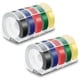 thumbnail image 1 of Cinta adhesiva Pristar de 9 mm x 3 m, 10 unidades, color blanco sobre colores, 1 of 7